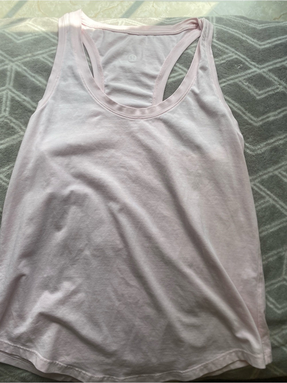 lululemon athletica Light Pink Racerback Tank Top
